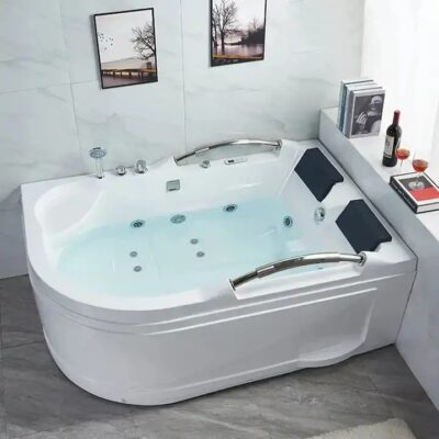 4820 – Tina de Hidromasajes Modelo Angie 1.80 x 1.20 x 0.45CM con 6 luces LED de 7 colores