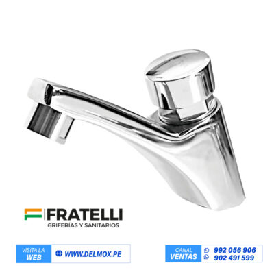 LLAVE LAVATORIO TEMPORIZADA 1/2 FRATELLI 338 GS1101