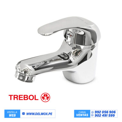 LLAVE MEZCLADORA MONOCOMANDO LAVATORIO SIRENE 610000447 TREBOL
